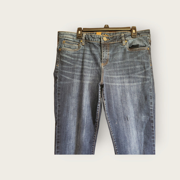 Kut from the Kloth Kay Boyfriend Straight Dark Wash Womens Jeans Size 16 - Picture 3 of 8